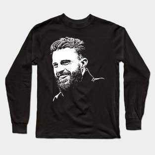 Harrison Butker black and white Long Sleeve T-Shirt